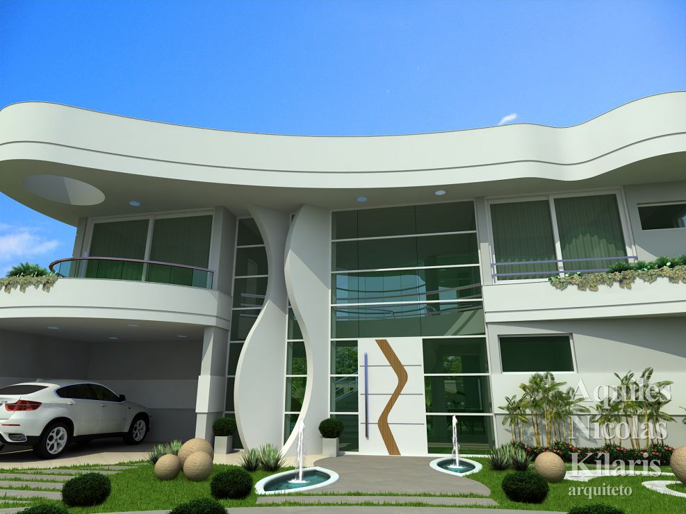 Arquiteto - Aquiles NÃ­colas KÃ­laris - Projetos Residenciais - Projeto Franca - SP