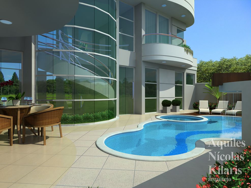Arquiteto - Aquiles NÃ­colas KÃ­laris - Projetos Residenciais - Projeto Franca - SP