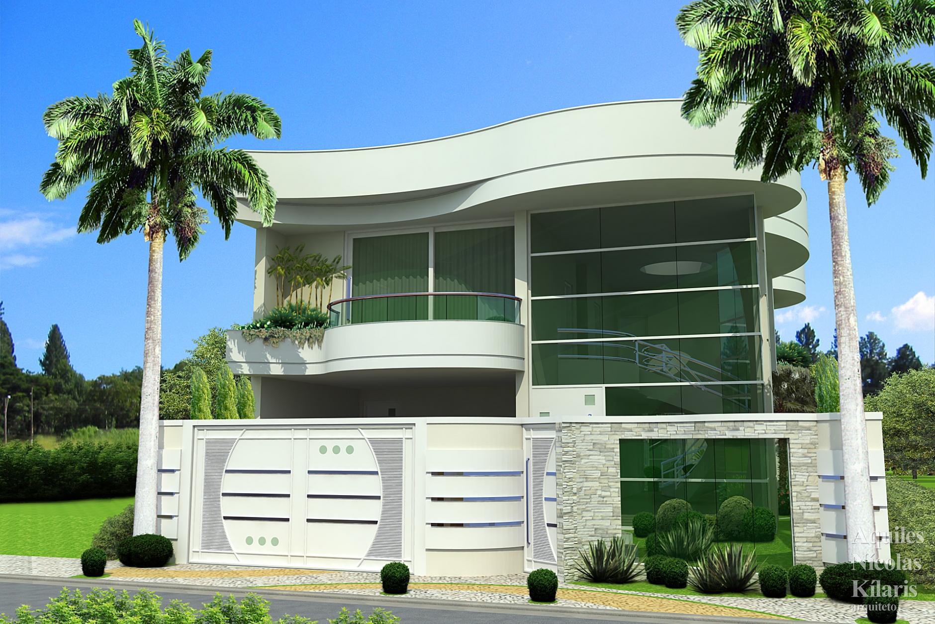 Arquiteto - Aquiles NÃ­colas KÃ­laris - Residential Projects - Projeto Nova CambarÃ¡ - PR