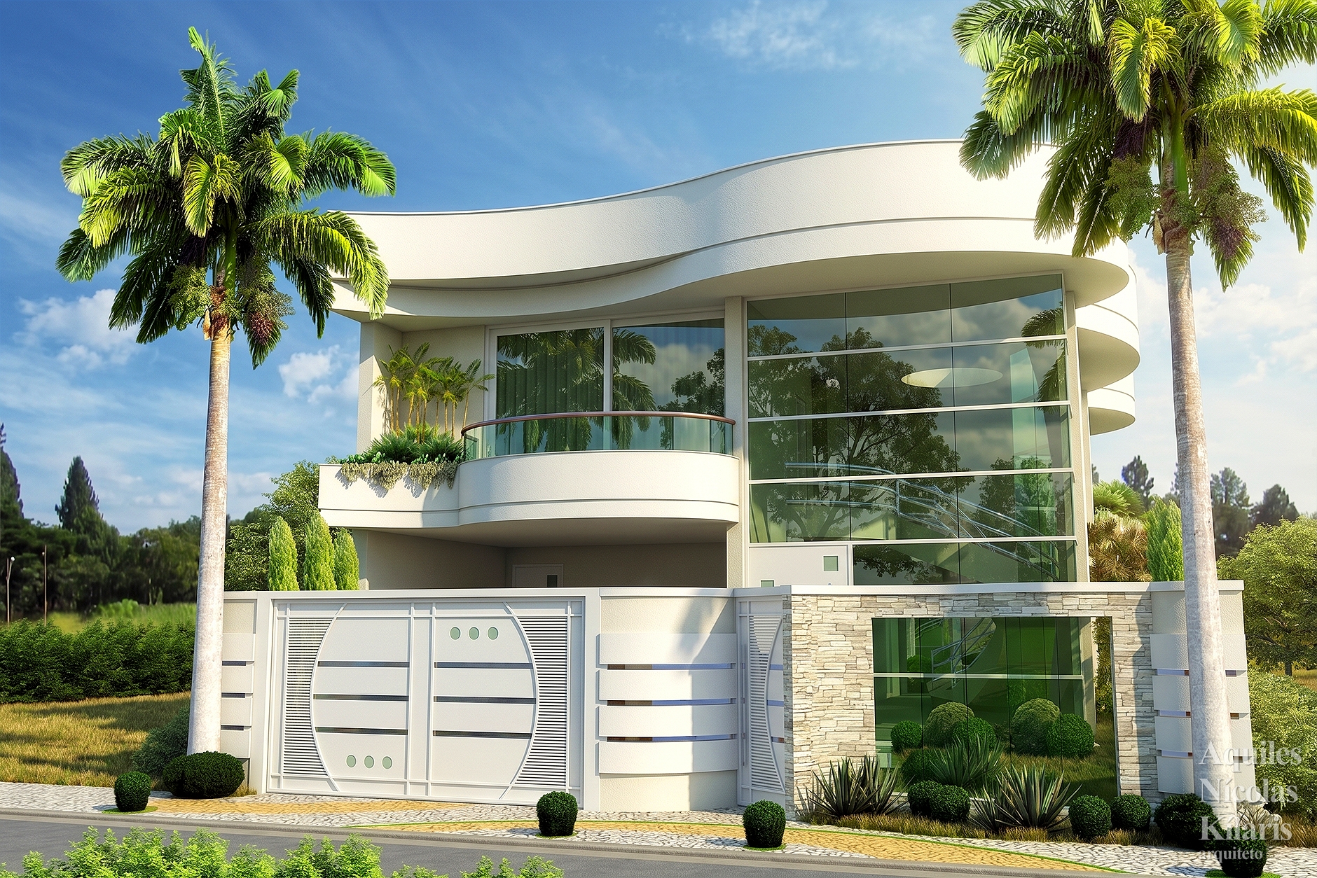 Arquiteto - Aquiles NÃ­colas KÃ­laris - Residential Projects - Projeto Nova CambarÃ¡ - PR