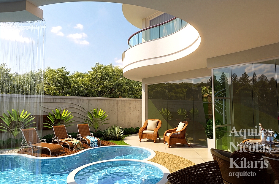 Arquiteto - Aquiles NÃ­colas KÃ­laris - Residential Projects - Projeto Nova CambarÃ¡ - PR