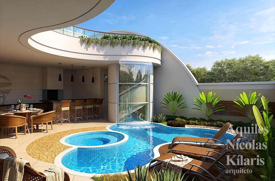 Arquiteto - Aquiles NÃ­colas KÃ­laris - Residential Projects - Projeto Nova CambarÃ¡ - PR