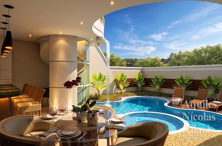 Arquiteto - Aquiles NÃ­colas KÃ­laris - Residential Projects - Projeto Nova CambarÃ¡ - PR