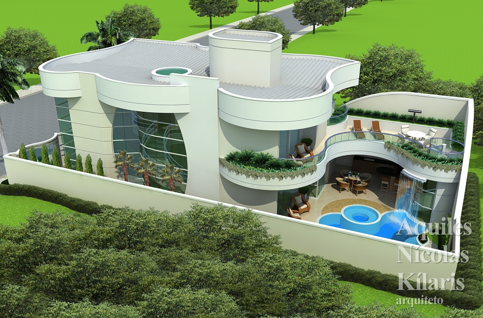 Arquiteto - Aquiles NÃ­colas KÃ­laris - Residential Projects - Projeto Nova CambarÃ¡ - PR