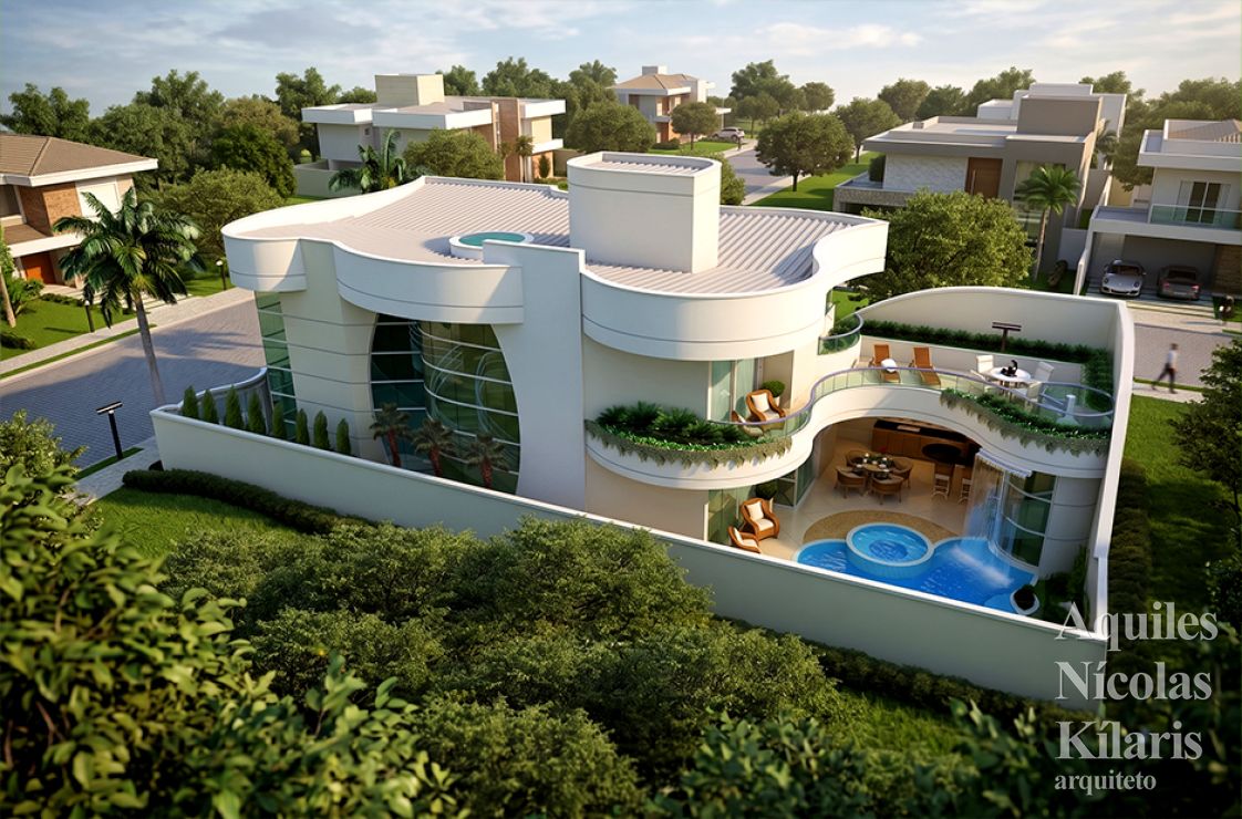 Arquiteto - Aquiles NÃ­colas KÃ­laris - Residential Projects - Projeto Nova CambarÃ¡ - PR