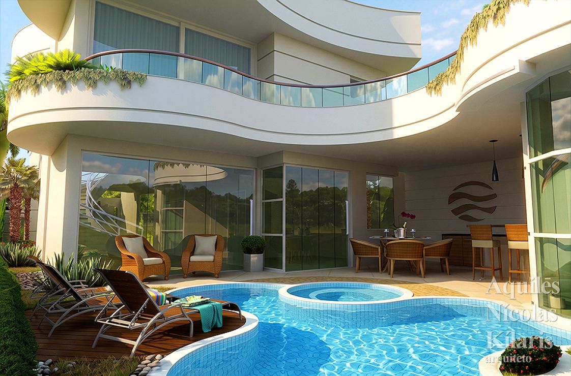 Arquiteto - Aquiles NÃ­colas KÃ­laris - Residential Projects - Projeto Nova CambarÃ¡ - PR