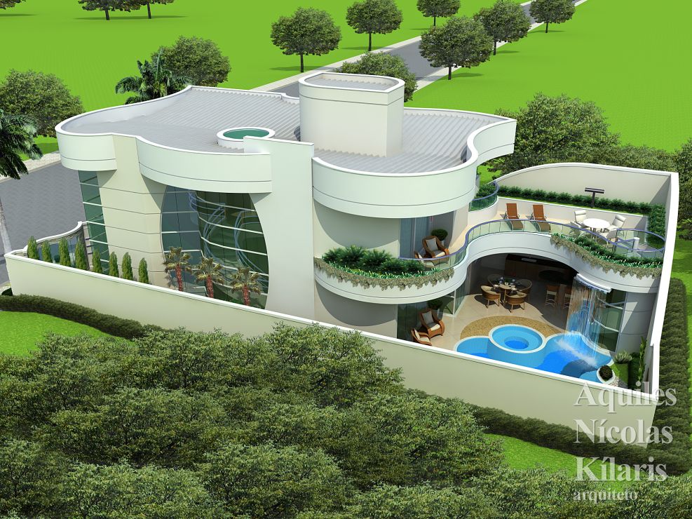 Arquiteto - Aquiles NÃ­colas KÃ­laris - Residential Projects - Projeto Nova CambarÃ¡ - PR
