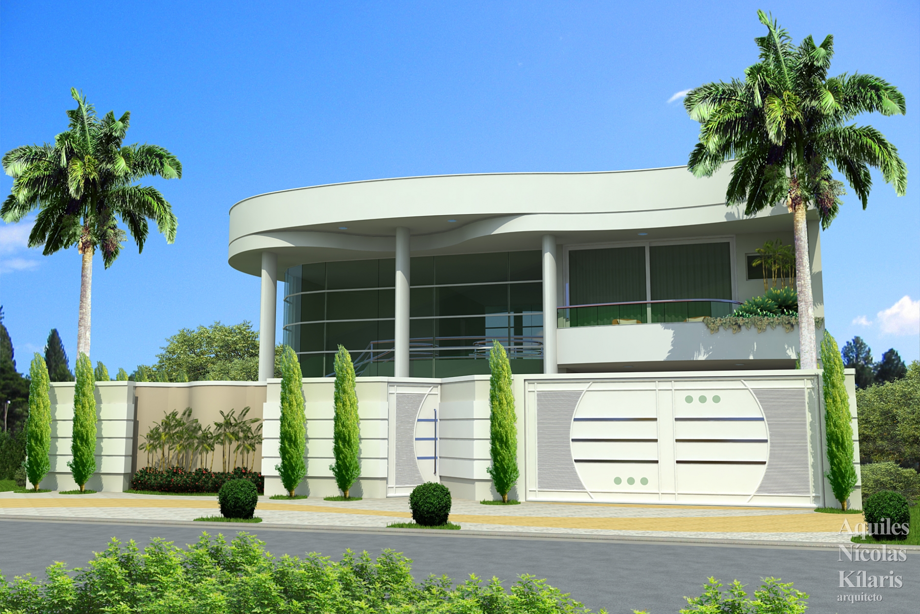Arquiteto - Aquiles NÃ­colas KÃ­laris - Residential Projects - Projeto Toledo - PR