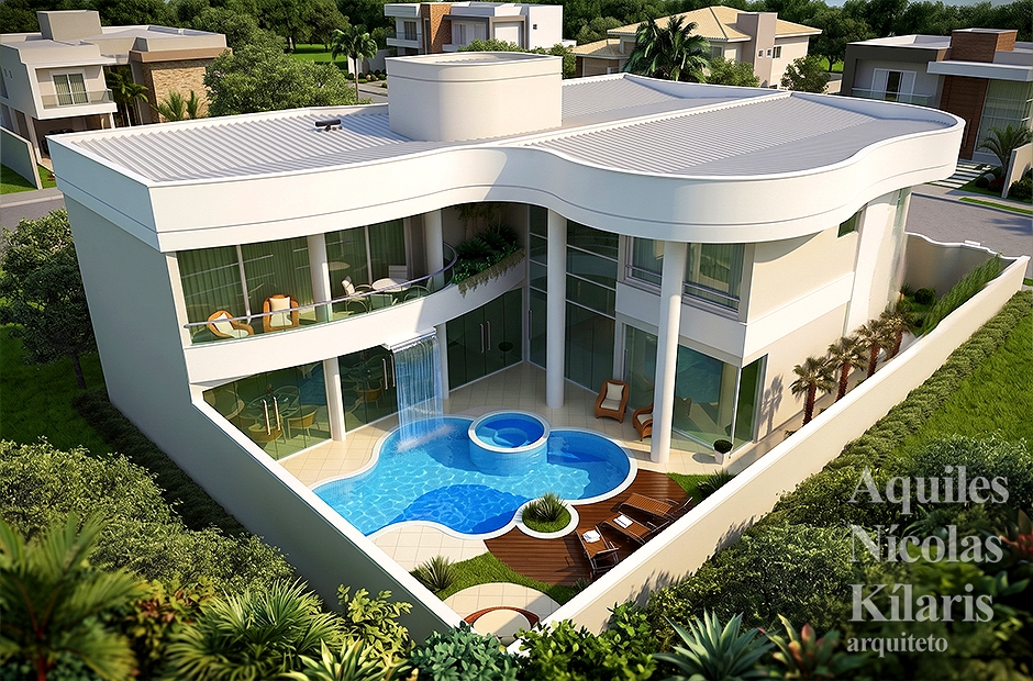 Arquiteto - Aquiles NÃ­colas KÃ­laris - Residential Projects - Projeto Toledo - PR