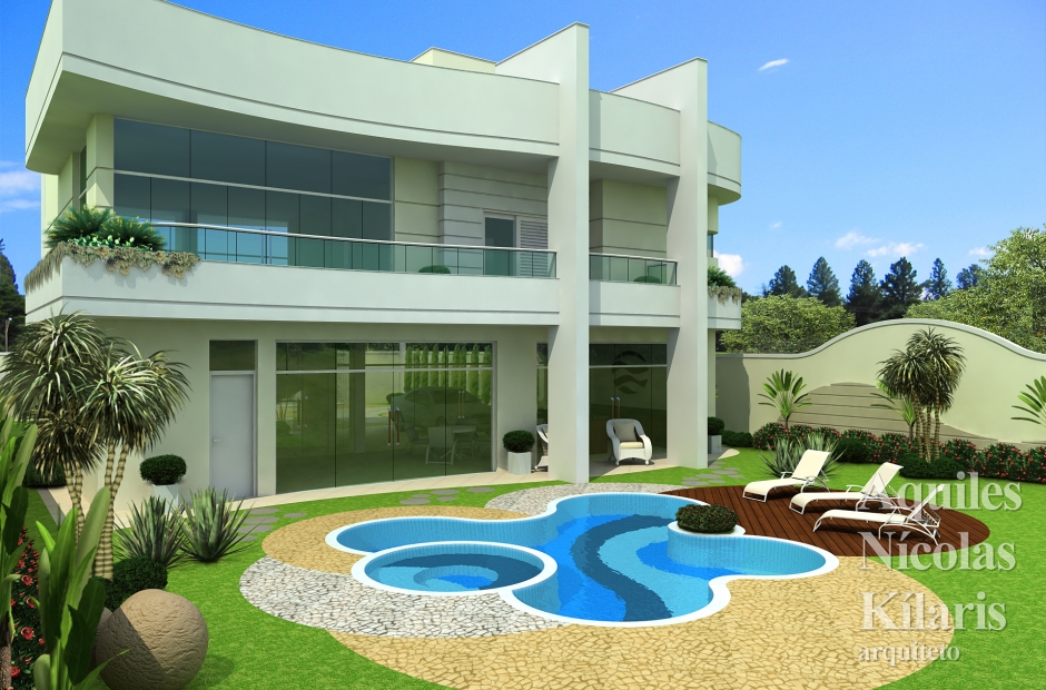 Arquiteto - Aquiles Nícolas Kílaris - Projetos Residenciais - Projeto Tubarão - SC