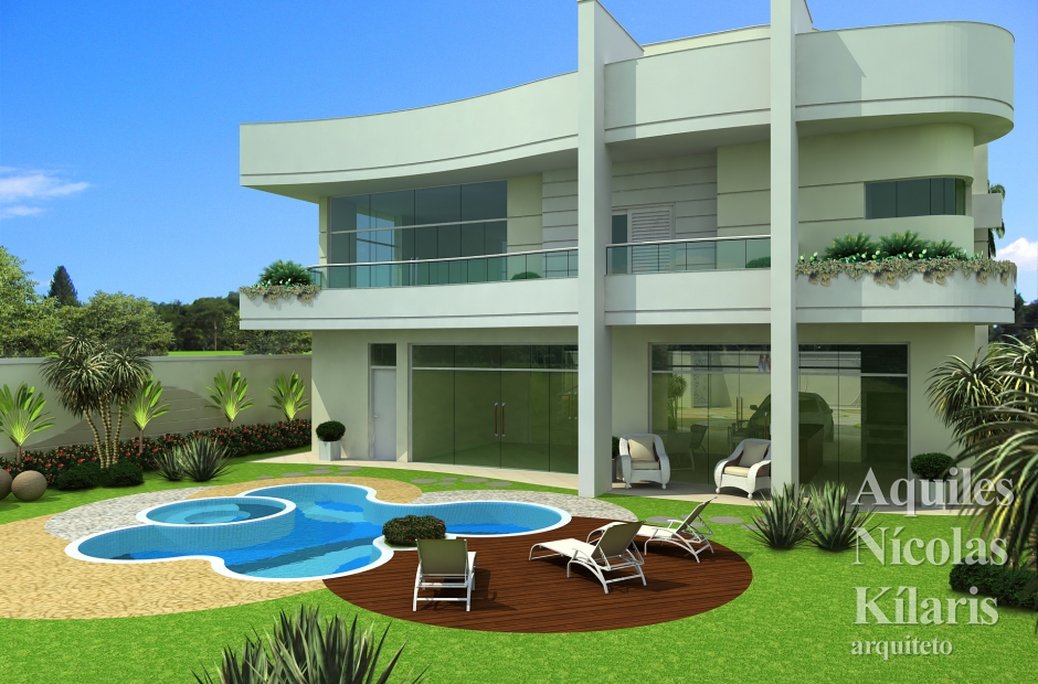 Arquiteto - Aquiles Nícolas Kílaris - Projetos Residenciais - Projeto Tubarão - SC