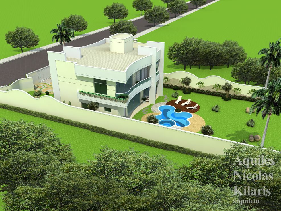 Arquiteto - Aquiles Nícolas Kílaris - Projetos Residenciais - Projeto Tubarão - SC