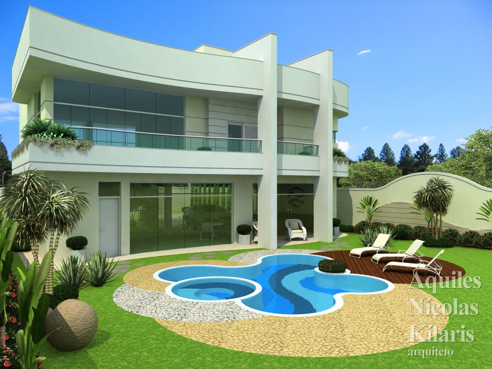 Arquiteto - Aquiles Nícolas Kílaris - Projetos Residenciais - Projeto Tubarão - SC