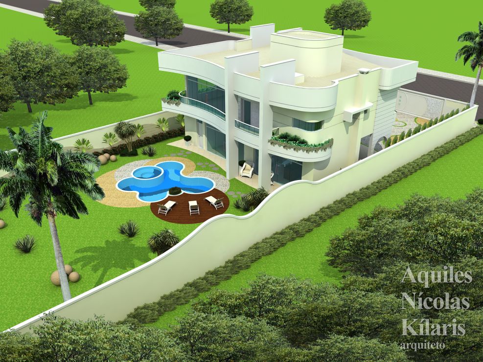 Arquiteto - Aquiles Nícolas Kílaris - Projetos Residenciais - Projeto Tubarão - SC