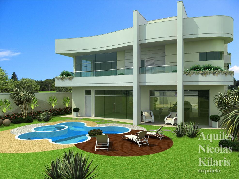 Arquiteto - Aquiles Nícolas Kílaris - Projetos Residenciais - Projeto Tubarão - SC