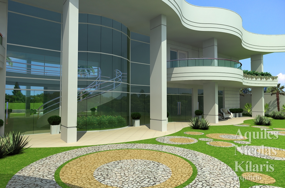 Arquiteto - Aquiles NÃ­colas KÃ­laris - Projetos Residenciais - Projeto Flores da Cunha - RS