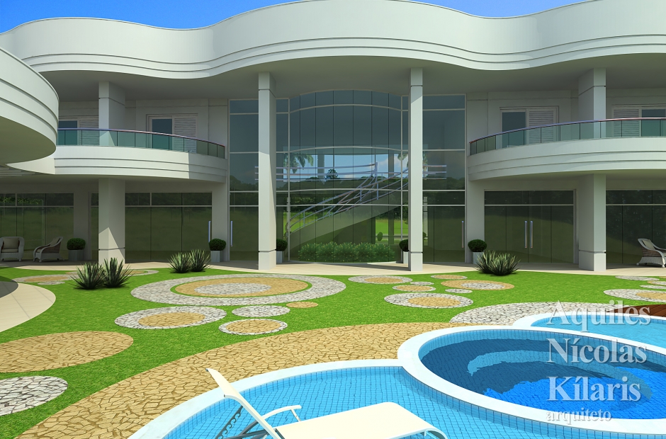 Arquiteto - Aquiles NÃ­colas KÃ­laris - Projetos Residenciais - Projeto Flores da Cunha - RS