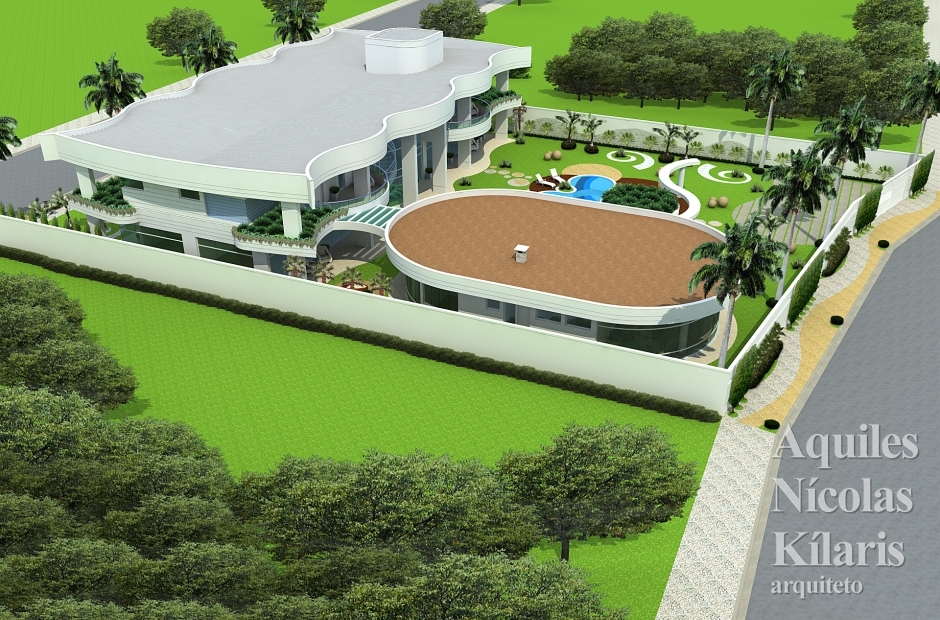 Arquiteto - Aquiles NÃ­colas KÃ­laris - Projetos Residenciais - Projeto Flores da Cunha - RS