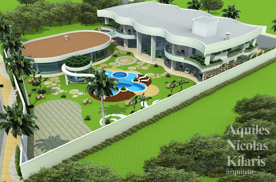 Arquiteto - Aquiles NÃ­colas KÃ­laris - Projetos Residenciais - Projeto Flores da Cunha - RS
