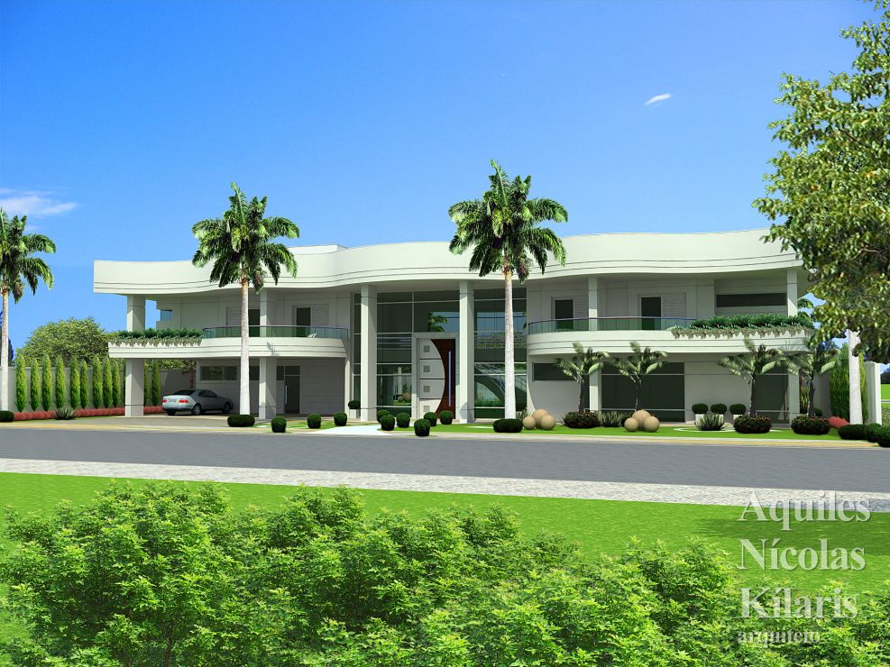 Arquiteto - Aquiles NÃ­colas KÃ­laris - Projetos Residenciais - Projeto Flores da Cunha - RS