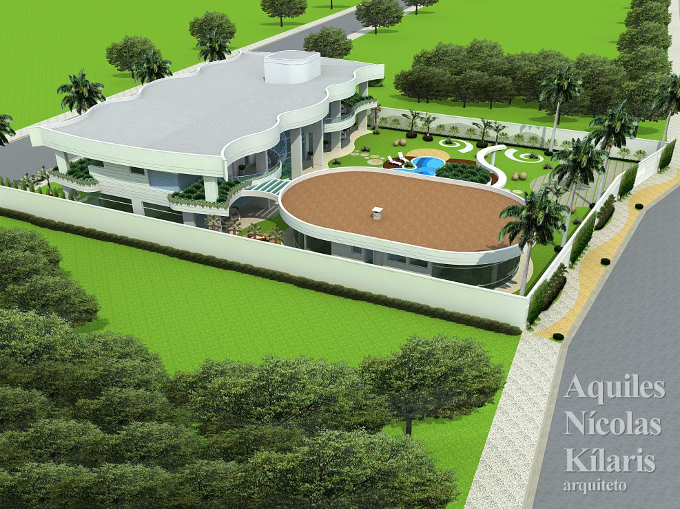 Arquiteto - Aquiles NÃ­colas KÃ­laris - Projetos Residenciais - Projeto Flores da Cunha - RS