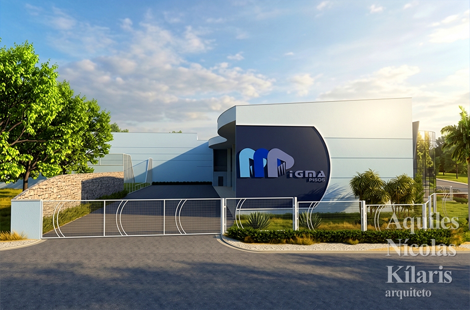 Arquiteto - Aquiles NÃ­colas KÃ­laris - Projetos Corporativos - Condominio industrial American Park