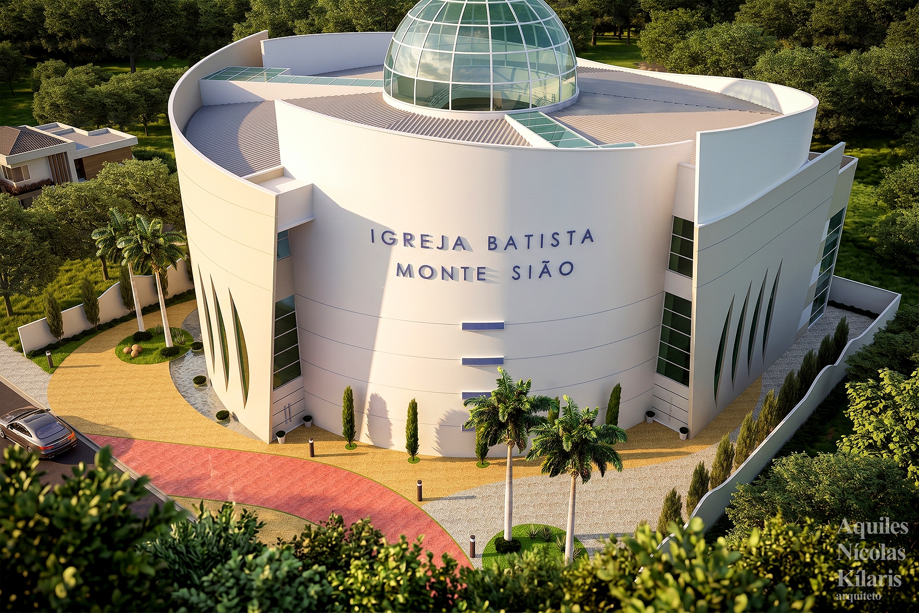 Arquiteto - Aquiles NÃ­colas KÃ­laris - Corporate Projects - Igreja Batista Monte SiÃ£o