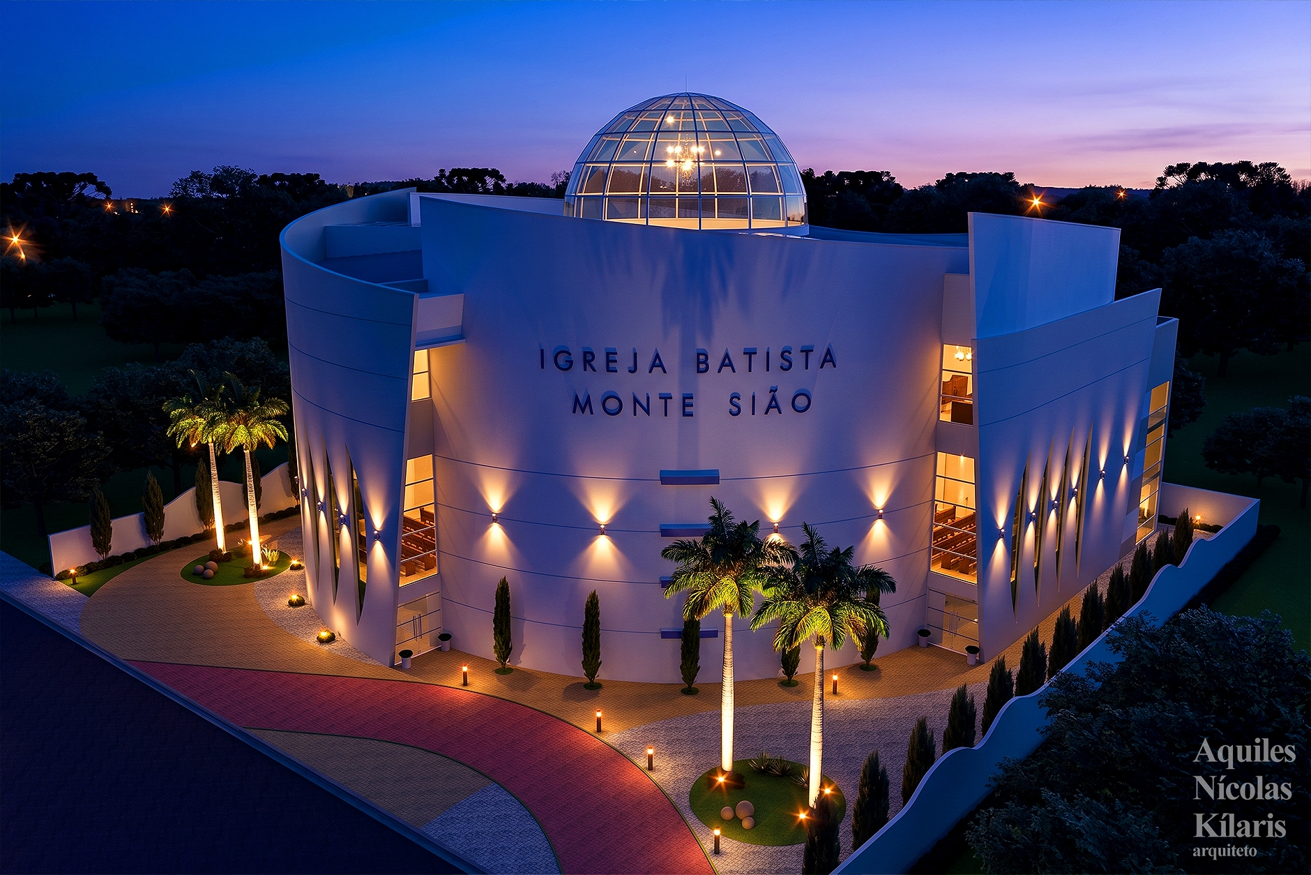 Arquiteto - Aquiles NÃ­colas KÃ­laris - Corporate Projects - Igreja Batista Monte SiÃ£o
