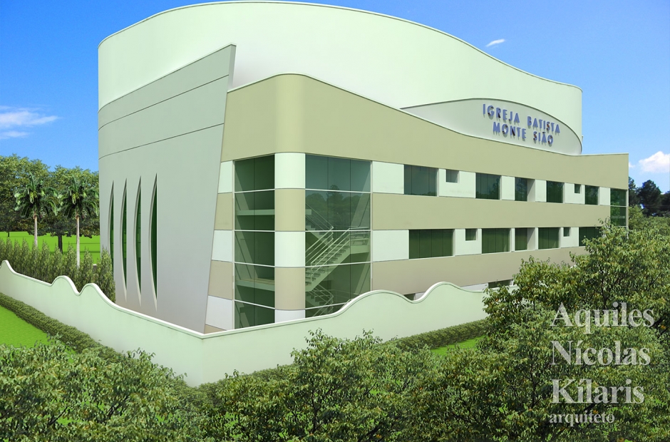 Arquiteto - Aquiles NÃ­colas KÃ­laris - Corporate Projects - Igreja Batista Monte SiÃ£o