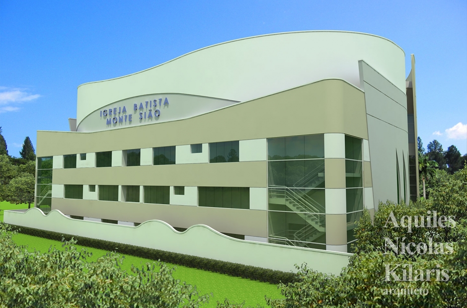 Arquiteto - Aquiles NÃ­colas KÃ­laris - Corporate Projects - Igreja Batista Monte SiÃ£o