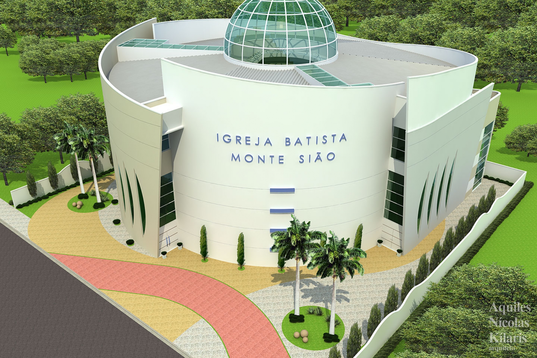Arquiteto - Aquiles NÃ­colas KÃ­laris - Corporate Projects - Igreja Batista Monte SiÃ£o