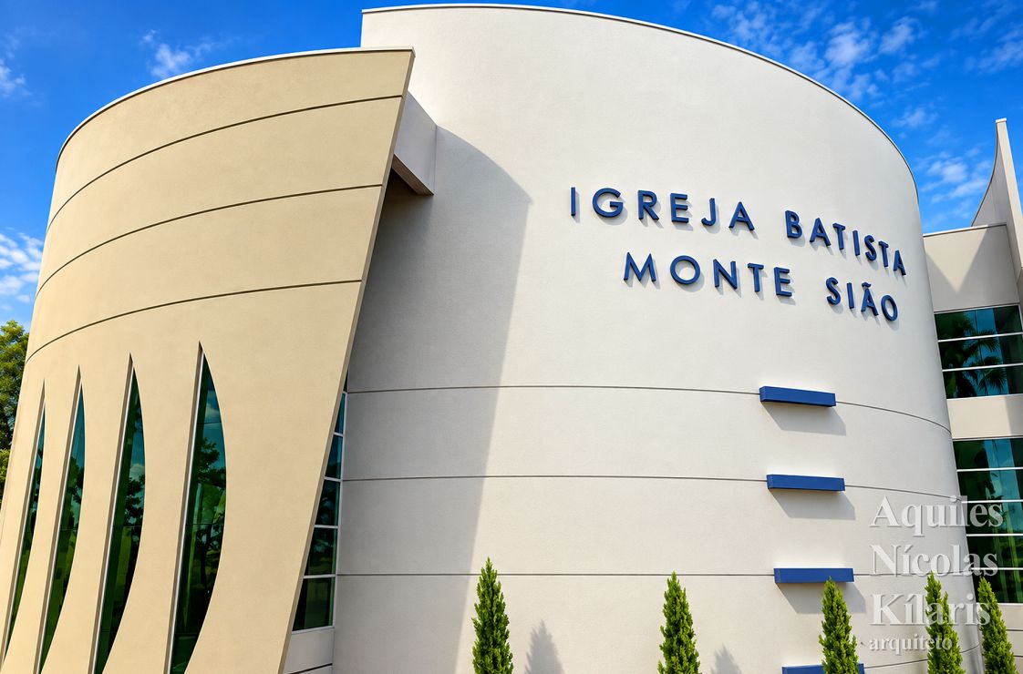 Arquiteto - Aquiles NÃ­colas KÃ­laris - Corporate Projects - Igreja Batista Monte SiÃ£o