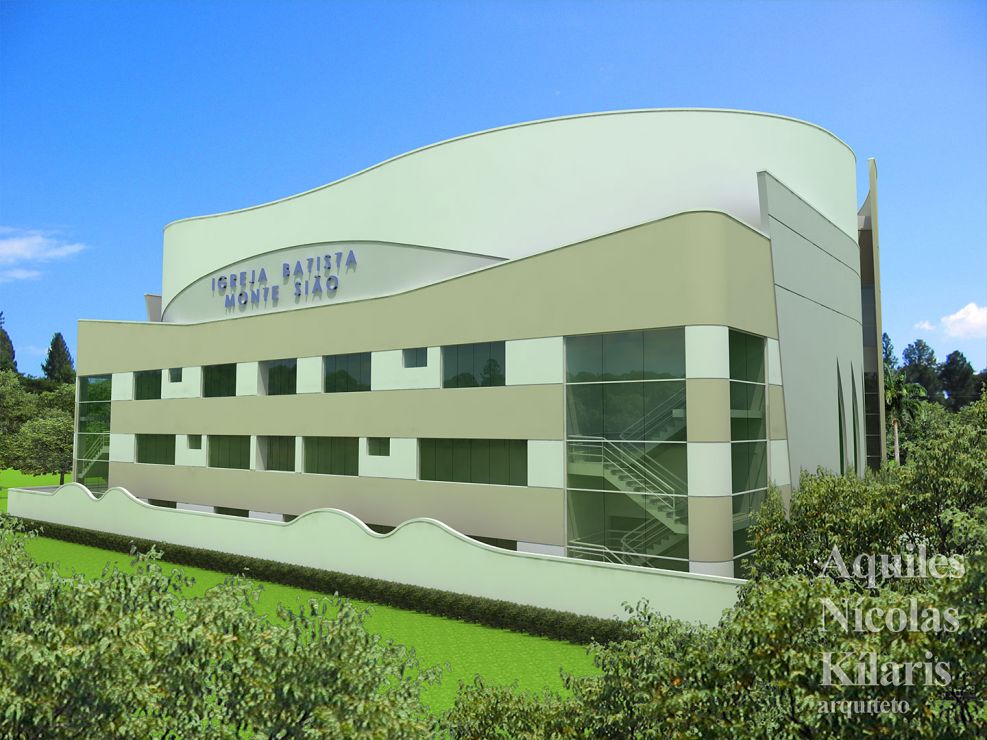 Arquiteto - Aquiles NÃ­colas KÃ­laris - Corporate Projects - Igreja Batista Monte SiÃ£o