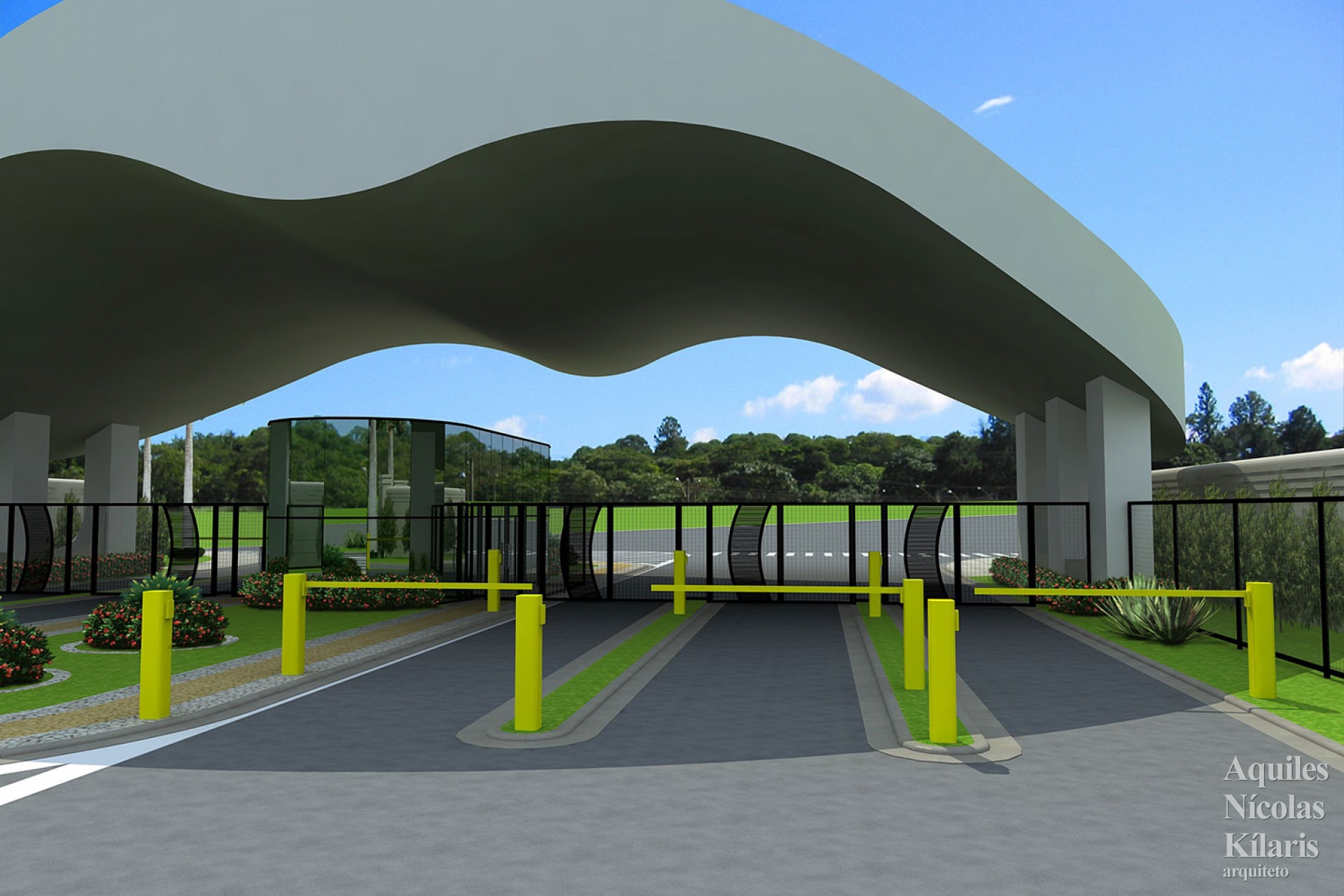 Arquiteto - Aquiles NÃ­colas KÃ­laris - Corporate Projects - Parque industrial Souza Queiroz