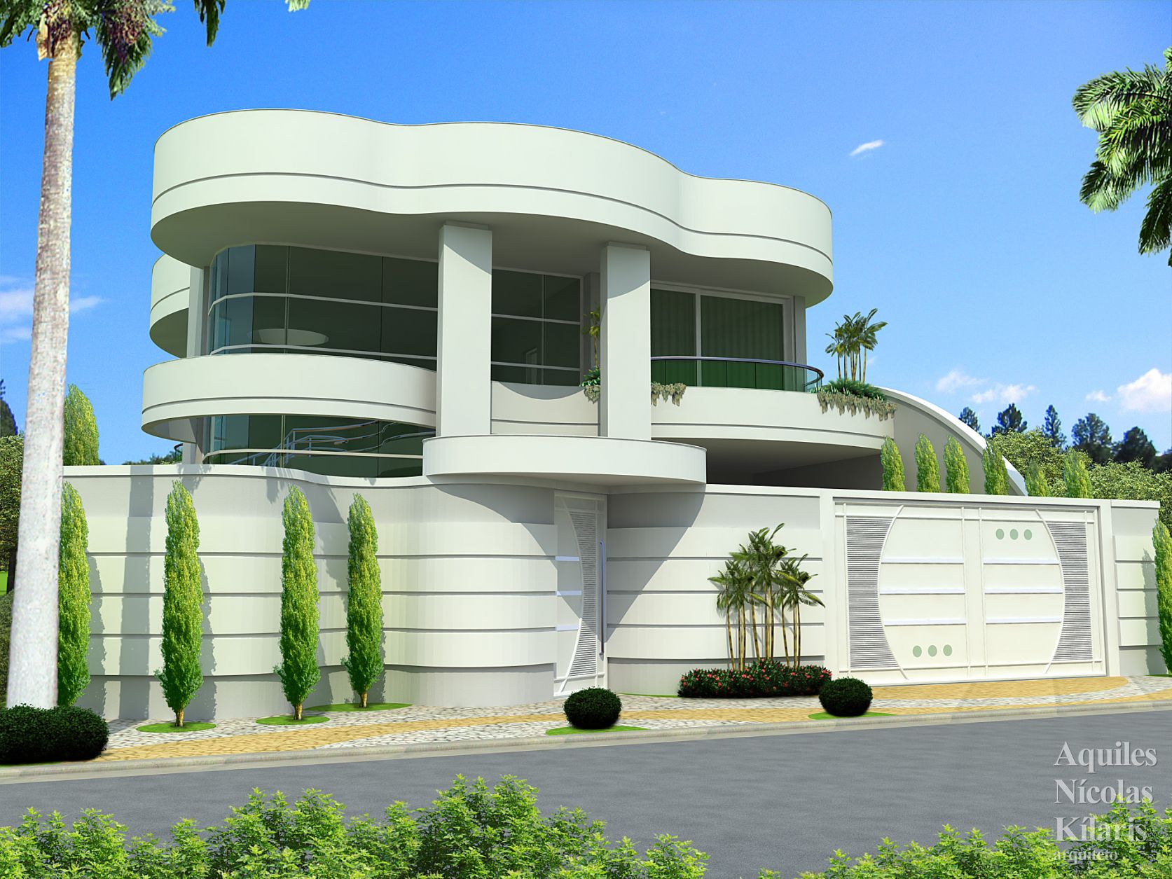 Arquiteto - Aquiles Nícolas Kílaris - Residential Projects - Projeto Goiania - GO