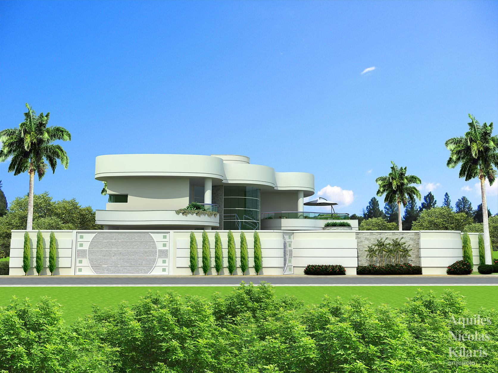 Arquiteto - Aquiles Nícolas Kílaris - Projetos Residenciais - Projeto Itapemirim - ES