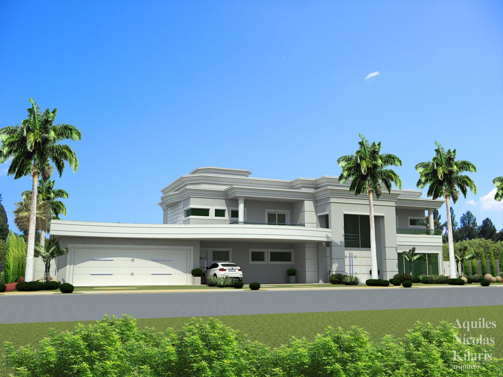 Arquiteto - Aquiles Nícolas Kílaris - Projetos Residenciais - Projeto Manaus II - AM 