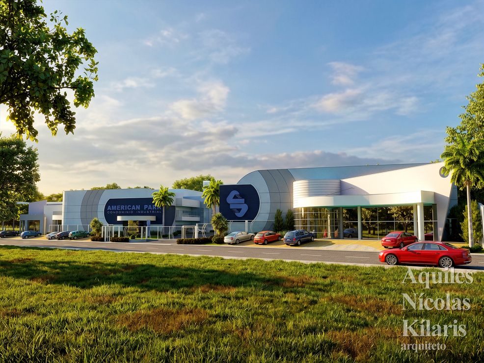 Arquiteto - Aquiles NÃ­colas KÃ­laris - Projetos Corporativos - Condominio industrial American Park