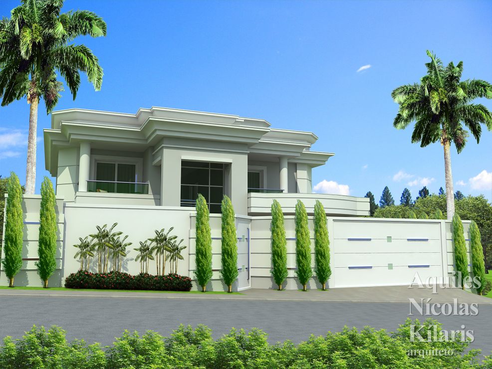 Arquiteto - Aquiles Nícolas Kílaris - Residential Projects - Projeto Águas Claras - DF