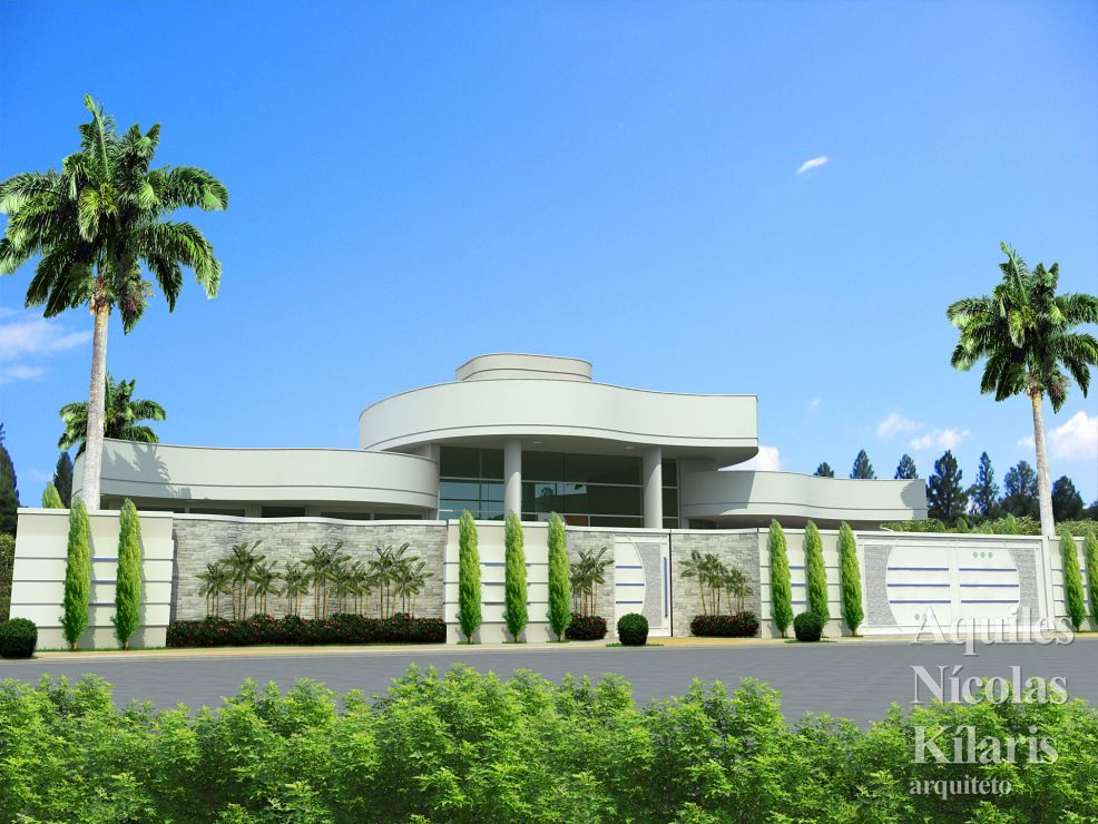 Arquiteto - Aquiles Nícolas Kílaris - Projetos Residenciais - Projeto Brotas - SP