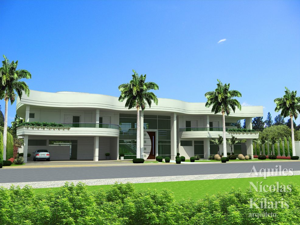 Arquiteto - Aquiles NÃ­colas KÃ­laris - Projetos Residenciais - Projeto Flores da Cunha - RS