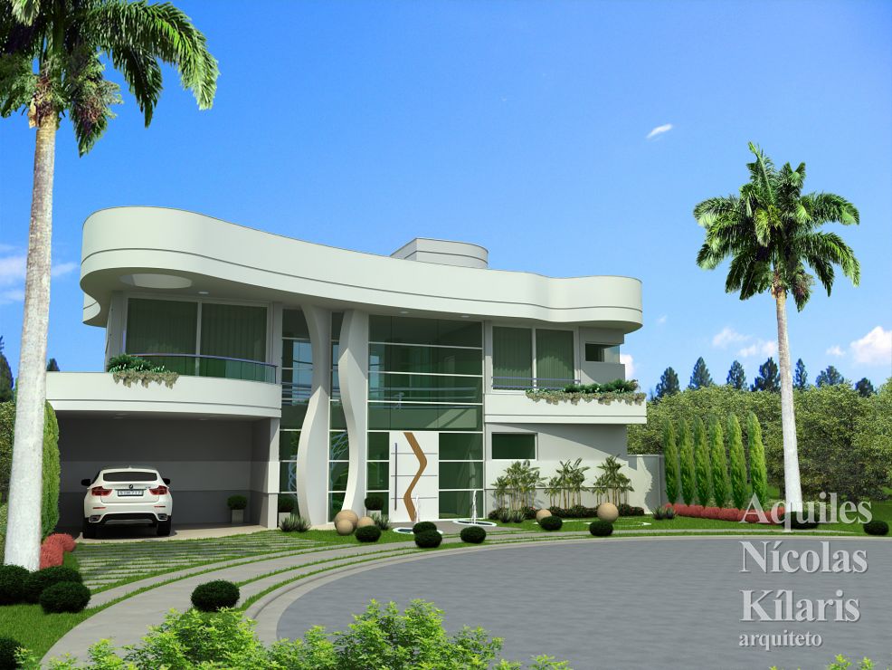 Arquiteto - Aquiles NÃ­colas KÃ­laris - Projetos Residenciais - Projeto Franca - SP