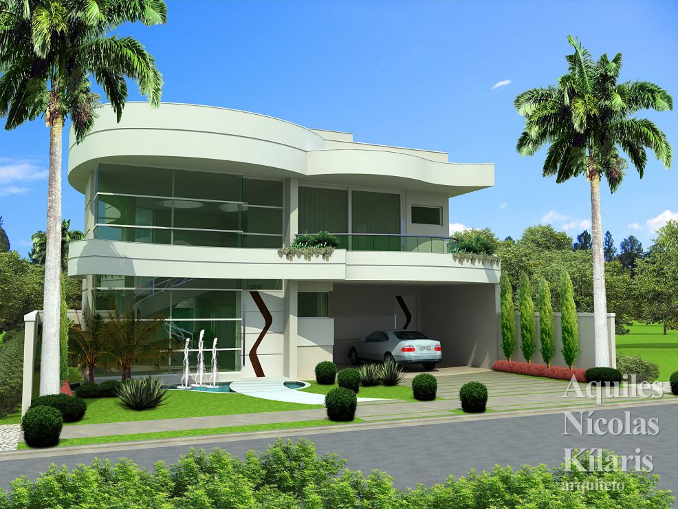 Arquiteto - Aquiles NÃ­colas KÃ­laris - Residential Projects - Projeto Guaratingueta - SP