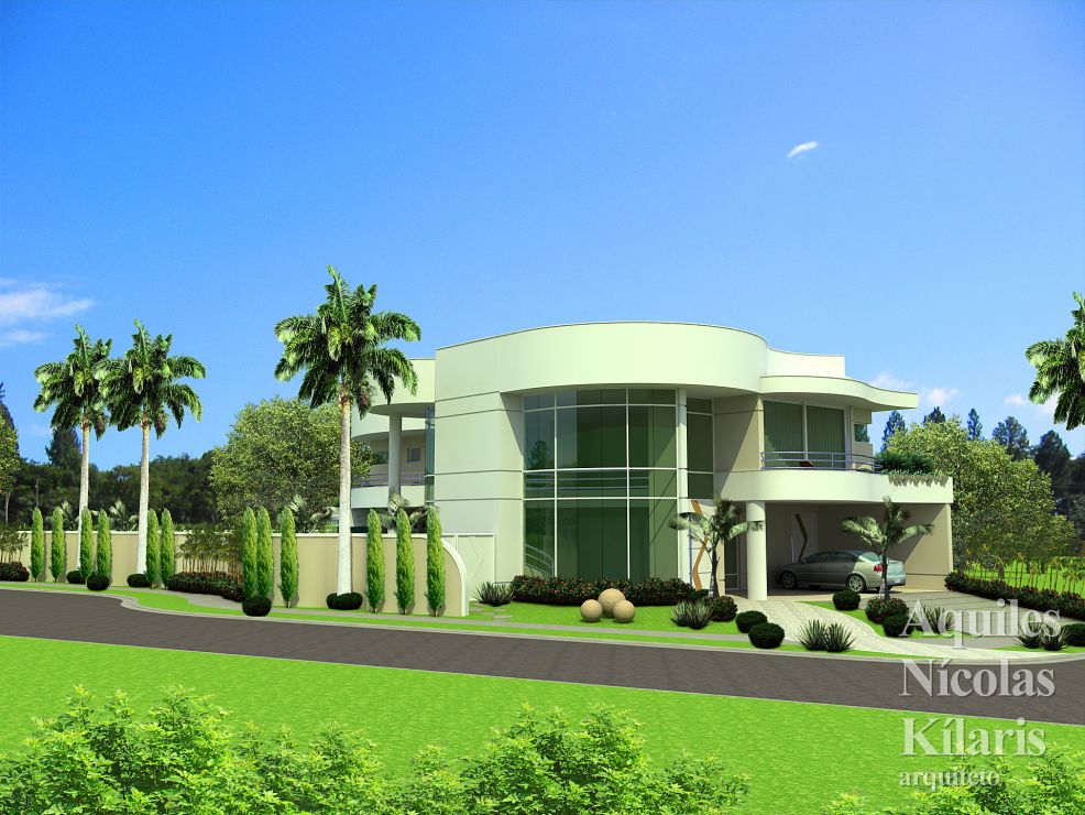 Arquiteto - Aquiles NÃ­colas KÃ­laris - Residential Projects - Projeto Pirassununga - SP