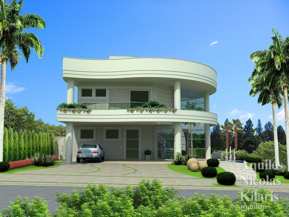 Arquiteto - Aquiles NÃ­colas KÃ­laris - Projetos Residenciais - Projeto SÃ£o JosÃ© dos Campos - SP