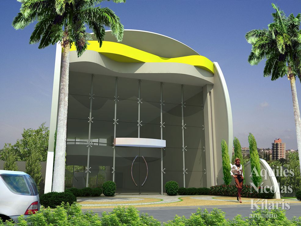 Arquiteto - Aquiles NÃ­colas KÃ­laris - Corporate Projects - SalÃ£o Comercial