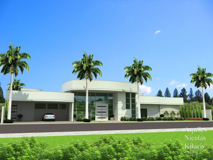 Arquiteto - Aquiles Nícolas Kílaris - Projetos Residenciais - Projeto Caldas Novas - GO